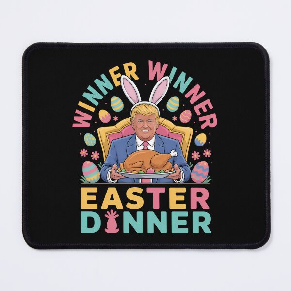 Item preview, Winner Winner Easter Dinner Trump - A funny gift for Trump fans, Easter lovers, and political humor enthusiasts. designed and sold by ZyziowskyArt.