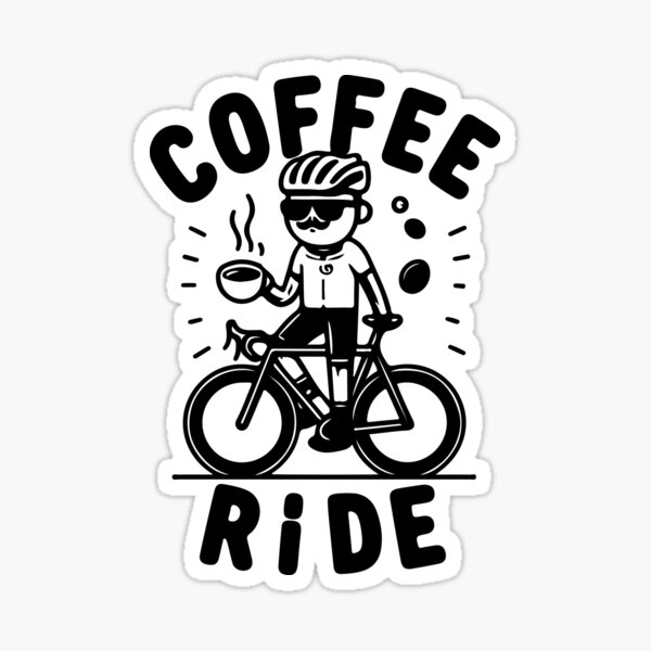Artikel-Vorschau von Coffee Ride – für Kaffee- und Fahrradliebhaber, designt und verkauft von mergmart.