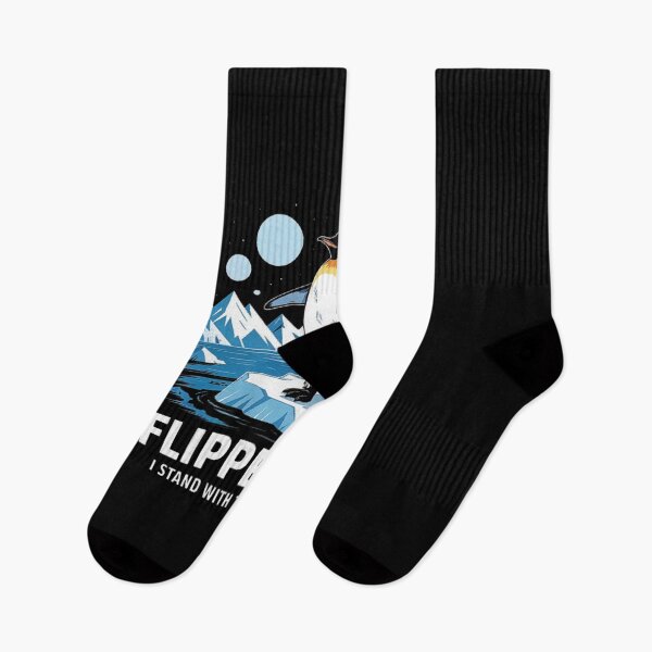 Item preview, Flippers Up I Stand With The Penguins Protest Resist Tariffs designed and sold by love3617.