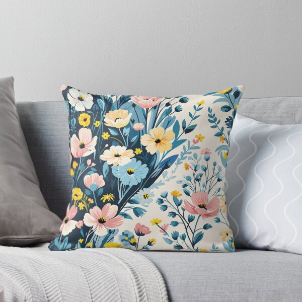 Item preview, Enchanting Meadow Flowers Pattern designed and sold by Canvas-Whispers.