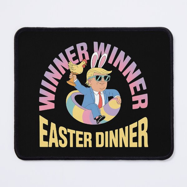 Item preview, Winner Winner Easter Dinner Trump - A funny gift for Trump fans, Easter lovers, and political humor enthusiasts. designed and sold by ZyziowskyArt.