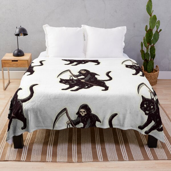 Item preview, Death rides a black cat designed and sold by MendaciousMina.