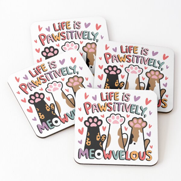 Item preview, Life is Meowvelous designed and sold by CatAPlenty.