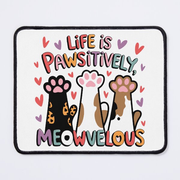 Item preview, Life is Meowvelous designed and sold by CatAPlenty.