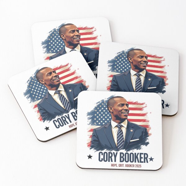 Item preview, Cory Booker 2025 | Hope. Grit. Progress. | Political Support  designed and sold by MOTAS FASHION .