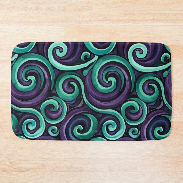 Item preview, New Zealand Māori Paua Pattern Koru Design 363 designed and sold by GrinGalore.