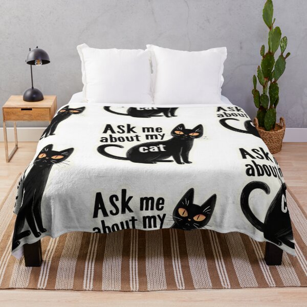 Item preview, Ask me about my cat designed and sold by MendaciousMina.