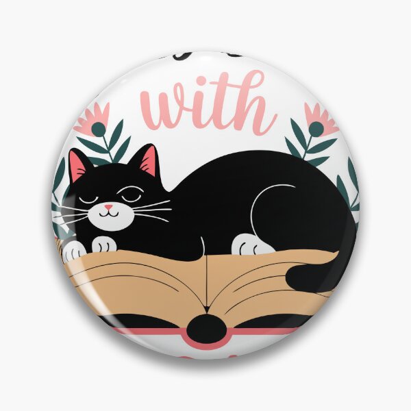 Item preview, Life is better with cats and books designed and sold by CatAPlenty.
