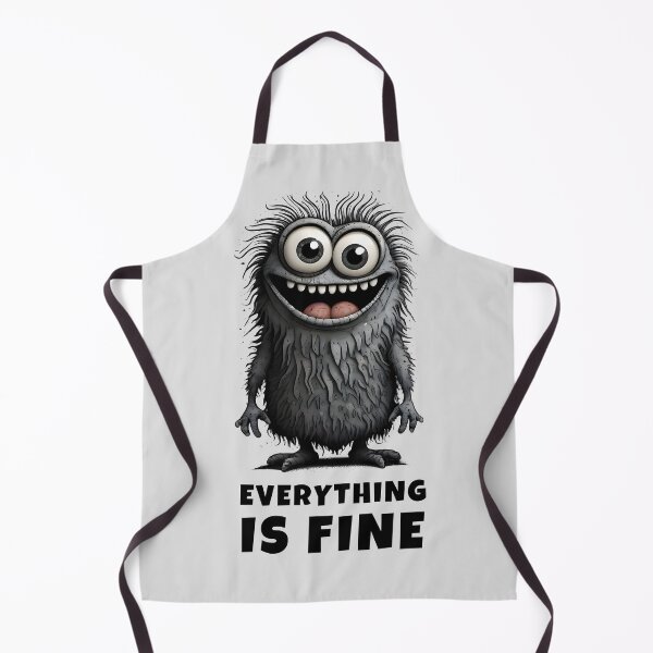 Item preview, Everything is Fine - Funny Mood Creature designed and sold by SolaoLab.