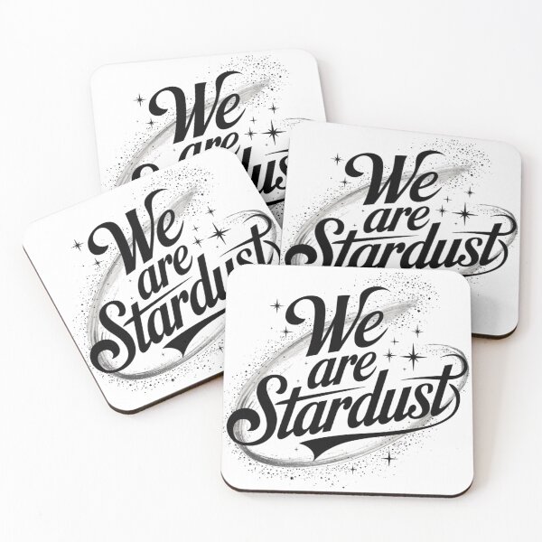 Item preview, We Are Stardust Art – Inspirational Cosmic Quote Design for Space and Science Lovers designed and sold by pixelpopplanet.