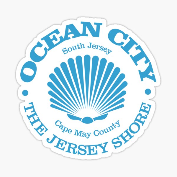 Ocean City, NJ (seashell) Sticker