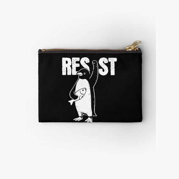 Item preview, Resist Penguin Activism Graphic Design,Vintage Protest Penguin Drawing Activism designed and sold by BornBorn.