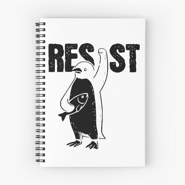 Item preview, Gift Resist Penguin Activism Graphic Design,Vintage Protest Penguin Drawing Activism designed and sold by BornBorn.