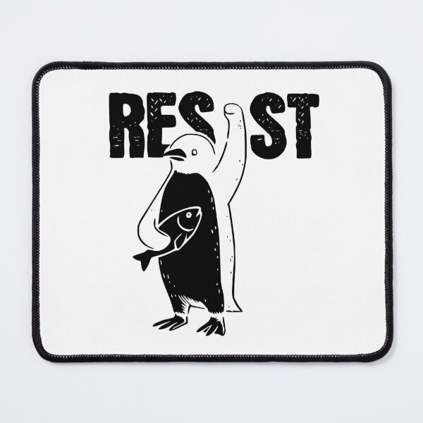 Item preview, Gift Resist Penguin Activism Graphic Design,Vintage Protest Penguin Drawing Activism designed and sold by BornBorn.