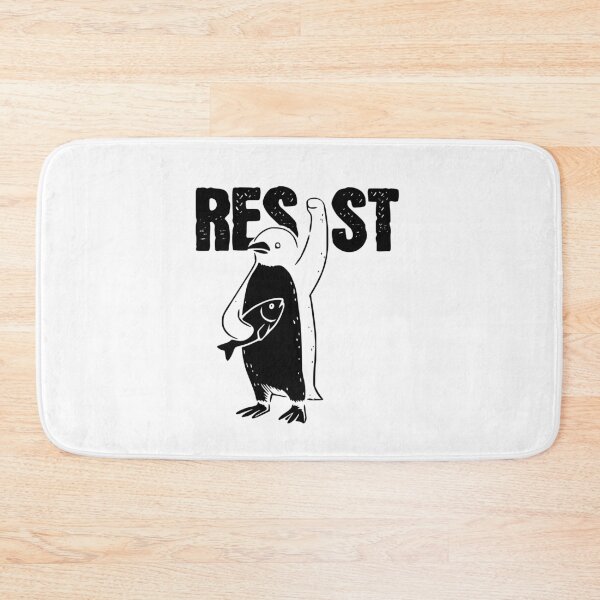 Item preview, Gift Resist Penguin Activism Graphic Design,Vintage Protest Penguin Drawing Activism designed and sold by BornBorn.