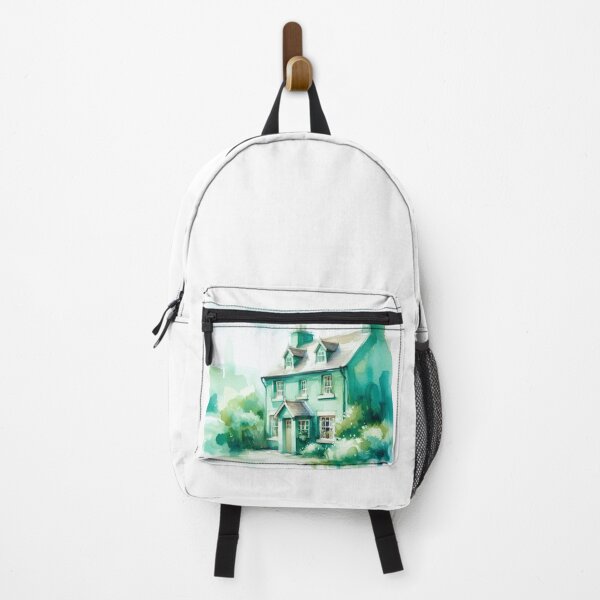 Item preview, watercolor country house designed and sold by Dogandesighn.