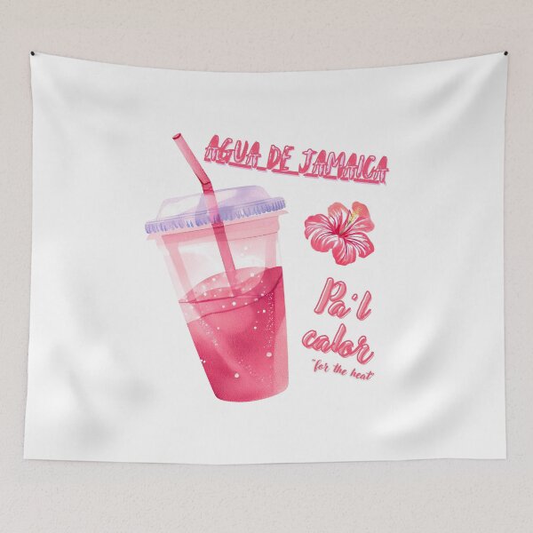 Item preview, Agua de Jamaica "Pa'l Calor" designed and sold by HonkyTonk2025.