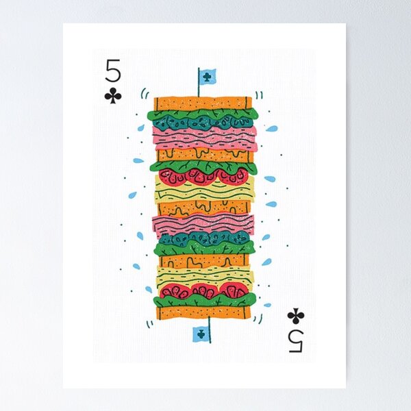 Item preview, 5 Of Club Sandwhich designed and sold by marsuncharted.