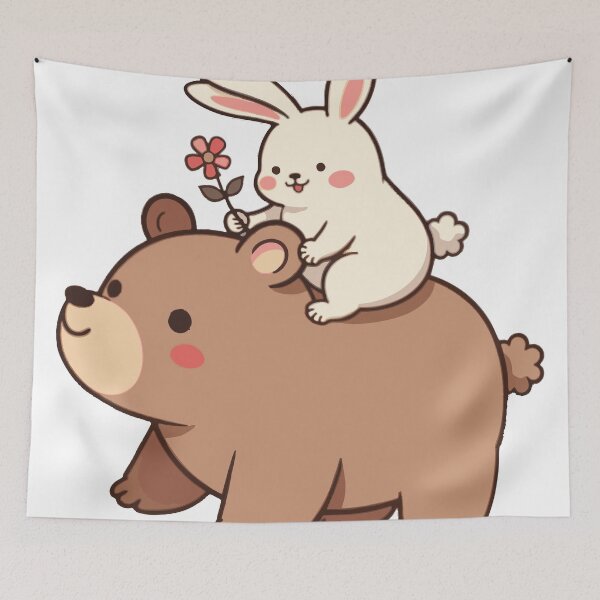 Item preview, Rabbit Riding Bear designed and sold by Bebrowny.