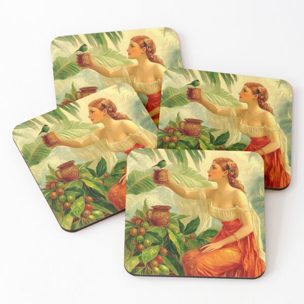 Item preview, Art Nouveau Coffee poster designed and sold by Tirsot.