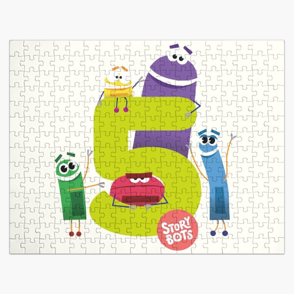 Vista previa del artículo con la obra «Pregúntale a los Storybots número 5», diseñado y vendido por Eenig.