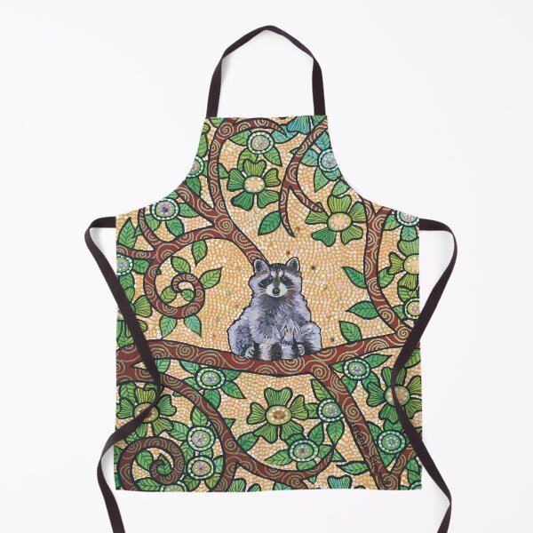 Item preview, Cute Raccoon Sitting in a Blossom Tree ( NO AI ) designed and sold by ManonElmendorp.