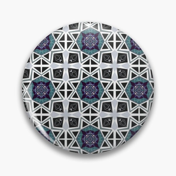 Item preview, Galactic Hex – Futuristic Geometric Pattern designed and sold by StarbornDesign.