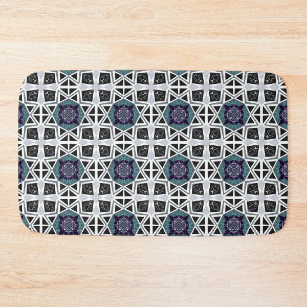 Item preview, Galactic Hex – Futuristic Geometric Pattern designed and sold by StarbornDesign.