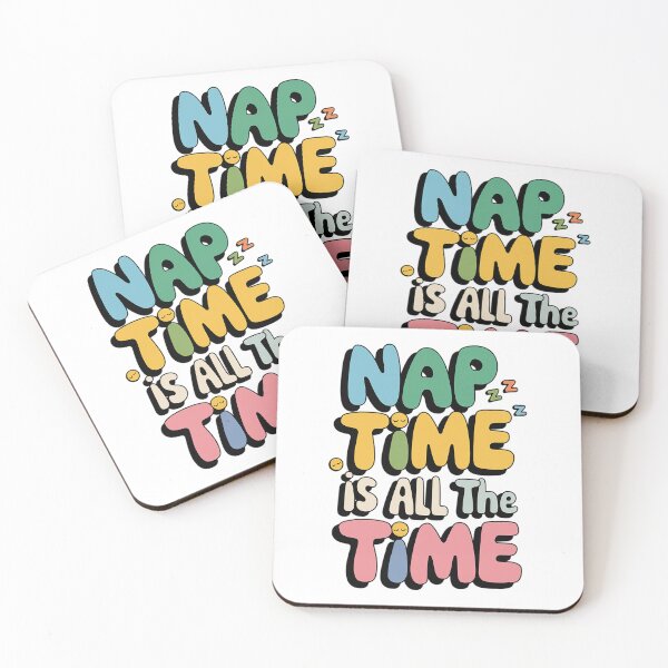 Item preview, Nap Time Is All The Time Art – Cute Sleepy Quote Design for Lazy Day Lovers & Nap Enthusiasts designed and sold by pixelpopplanet.