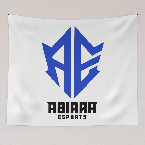 Item preview, Abirra Esports Blue with Black Text designed and sold by Abirra-Esports.