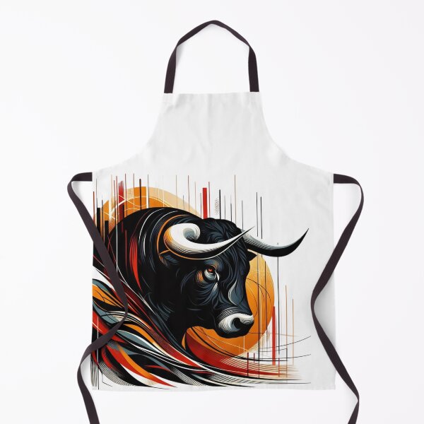 Item preview, COLORFUL BULL'S HEAD (WHITE) designed and sold by Marlon Oseguera.
