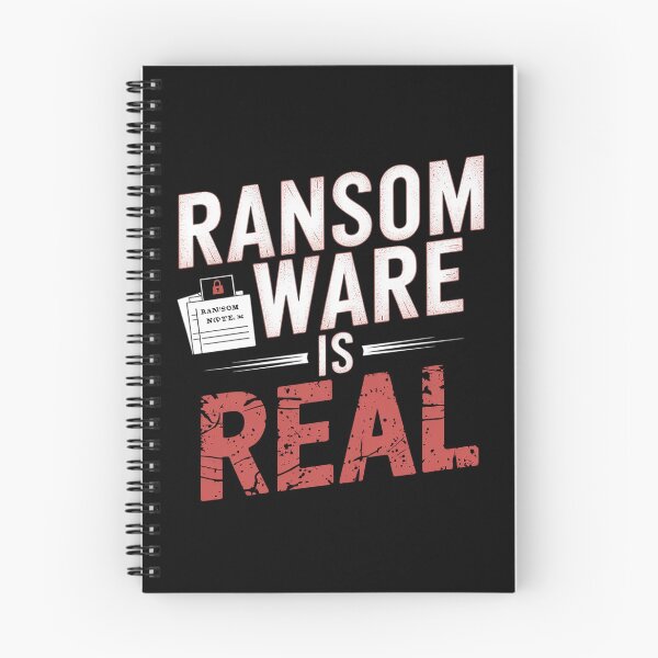 Item preview, Ransomware Is Real Art – Cybersecurity Awareness Design for IT Pros & Ethical Hackers designed and sold by pixelpopplanet.