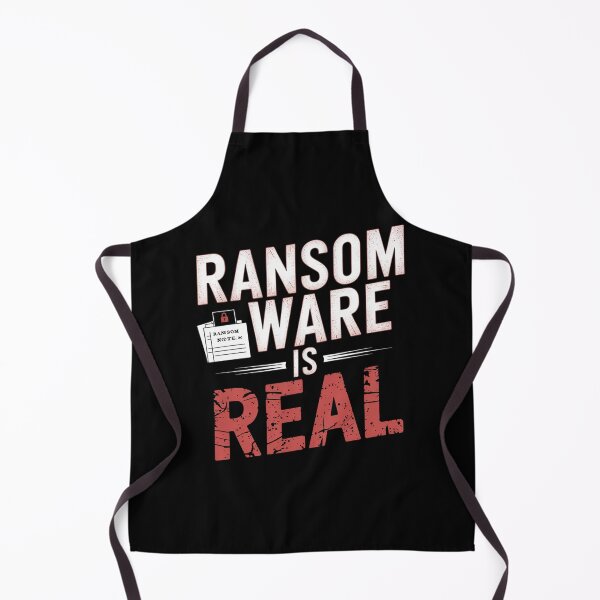 Item preview, Ransomware Is Real Art – Cybersecurity Awareness Design for IT Pros & Ethical Hackers designed and sold by pixelpopplanet.