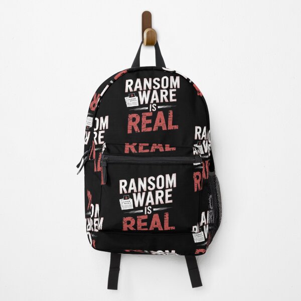 Item preview, Ransomware Is Real Art – Cybersecurity Awareness Design for IT Pros & Ethical Hackers designed and sold by pixelpopplanet.