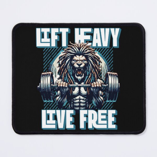 Item preview, Lift Heavy Live Free designed and sold by SavvyEarth.