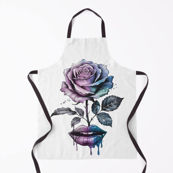 Item preview, Purple Rose Dripping Lips Mouth Flower Women Girls designed and sold by clothesy7.