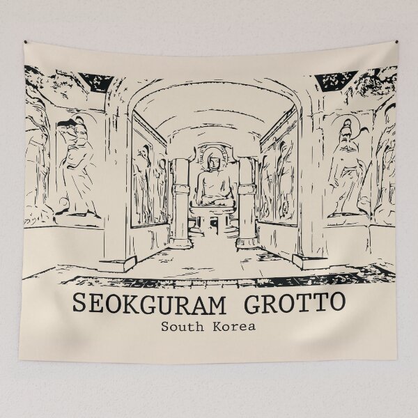 Item preview, Seokguram Grotto - South Korea designed and sold by Lakeric Cityscapes.