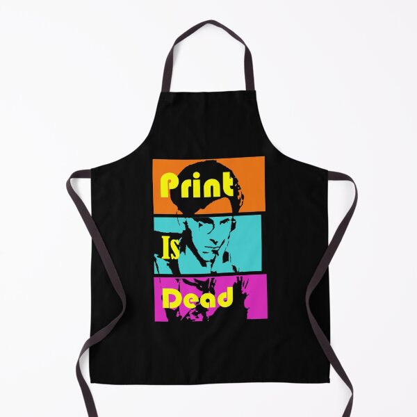 Item preview, Print Is Dead – Retro Minimalist Typography Design designed and sold by Colorful-Garden.