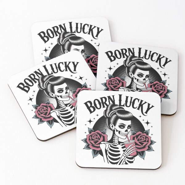 Item preview, Vintage Skeleton Woman Sipping From Cup designed and sold by yasarstore.