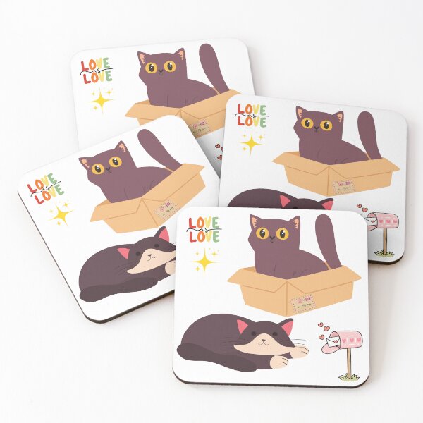 Item preview, Two Cat for in love designed and sold by LaUnArt.