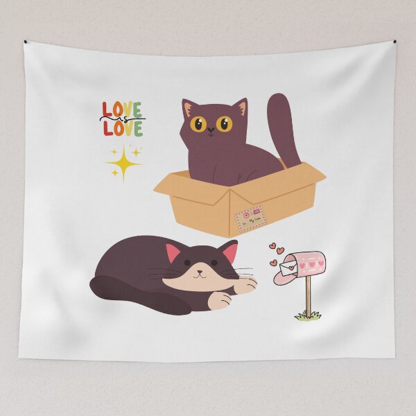 Item preview, Two Cat for in love designed and sold by LaUnArt.