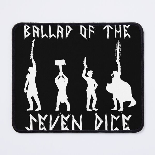Item preview, Copy of Death Shift Adventuring Party - White Font designed and sold by Ballad of the Seven Dice.