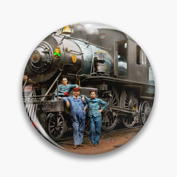 Item preview, Train - Locomotive - The Central New Jersey 581 Locomotive 1905 designed and sold by Mike Savad Photography.