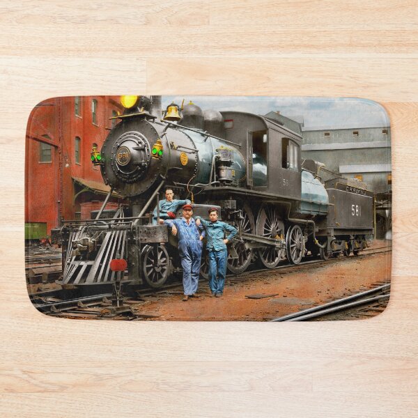 Item preview, Train - Locomotive - The Central New Jersey 581 Locomotive 1905 designed and sold by Mike Savad Photography.