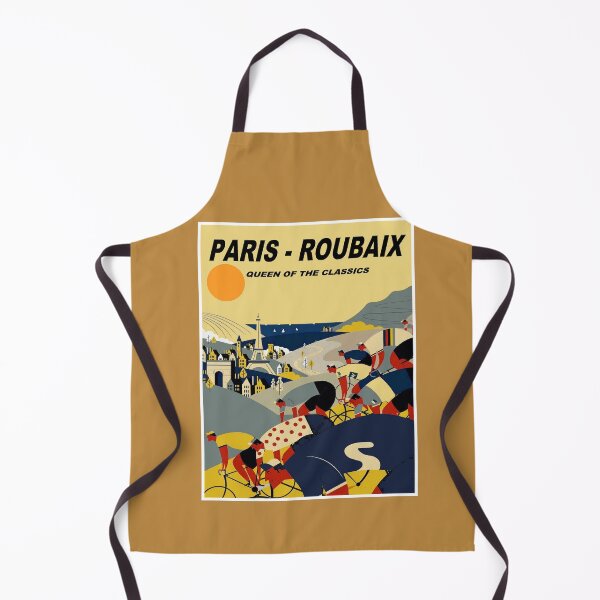 Item preview, PARIS = ROUBAIX : Vintage Queen of the Classics Bike Racing Print designed and sold by posterbobs.