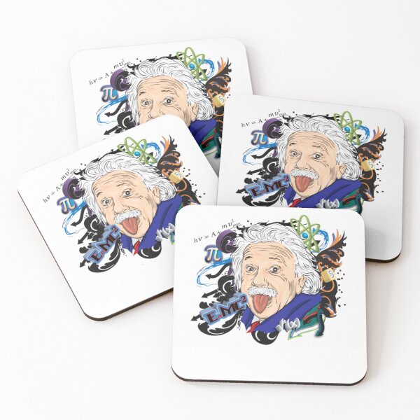 Item preview, Einstein Typography Design – Retro Smart Vibes designed and sold by Colorful-Garden.