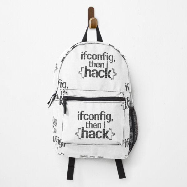 Item preview, Ifconfig Then I Hack Art – Funny Hacker Coding Terminal Design for Linux & Cybersecurity Geeks designed and sold by pixelpopplanet.