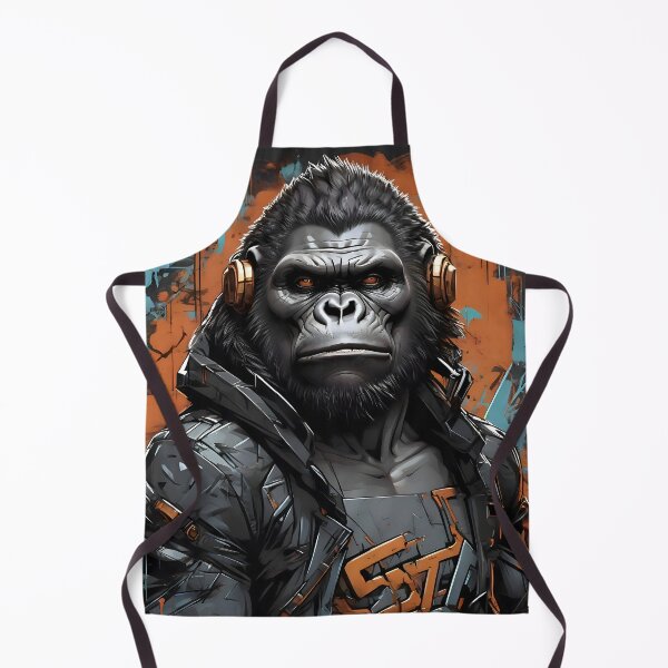 Item preview, Urban Alpha – Street Gorilla with headphones Graffiti designed and sold by SolaoLab.