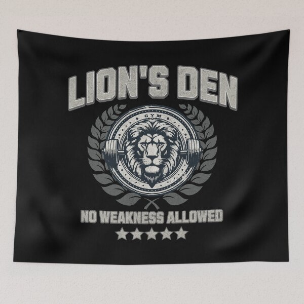 Item preview, Lion's Den No Weakness Allowed designed and sold by SavvyEarth.