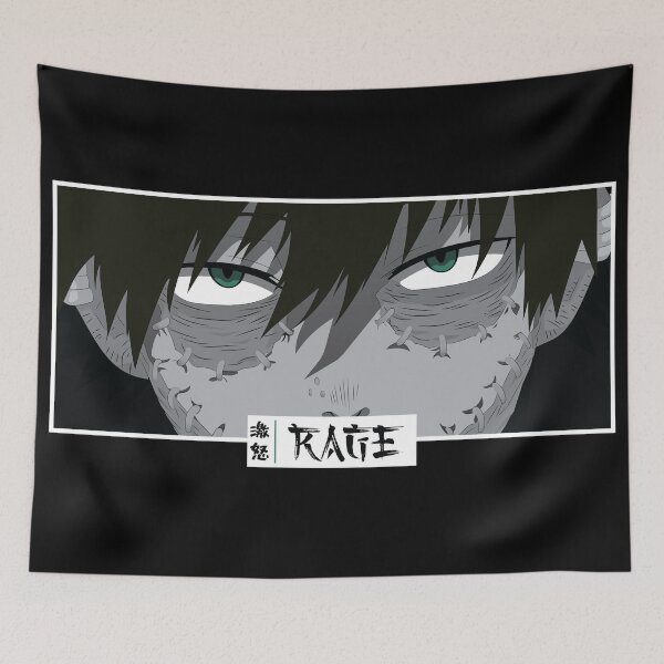 Item preview, Rage Anime Eyes Monochrome Japanese Cozy Manga designed and sold by Otakurypto.